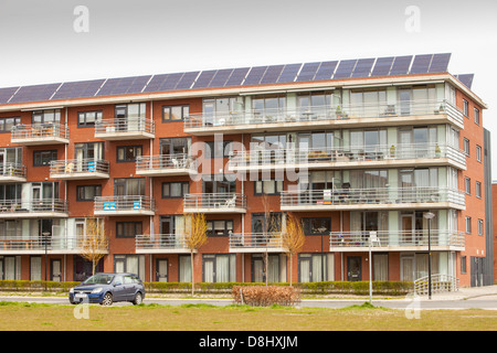 Sun City ein Suberb von Heerhugowaard in den Niederlanden, die Develped als solar Hot Spot hat. Stockfoto