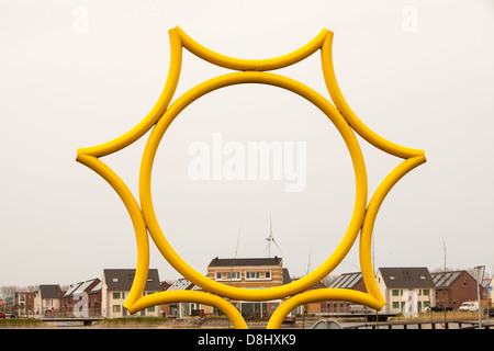 Sun City ein Suberb von Heerhugowaard in den Niederlanden, die Develped als solar Hot Spot hat. Stockfoto