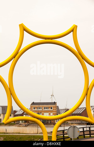 Sun City ein Suberb von Heerhugowaard in den Niederlanden, die Develped als solar Hot Spot hat. Stockfoto