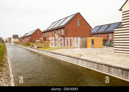 Sun City ein Suberb von Heerhugowaard in den Niederlanden, die Develped als solar Hot Spot hat. Stockfoto