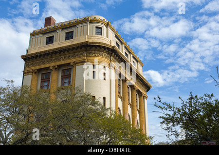 Schottische Kite Tempelbau, Bull Street, Savannah, Georgia Stockfoto