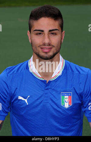 Marco Capuano (ITA), 28. Mai 2013 - Fußball / Fußball: Italien u-21-Team offizielle Foto-Session für die U21-Meisterschaft (EM) am Centro Tecnico Milanello in Milanello, Italien. (Foto von Maurizio Borsari/AFLO) Stockfoto