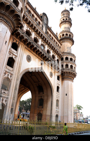 Charminar, Hyderabad, Andhra Pradesh, Indien Stockfoto