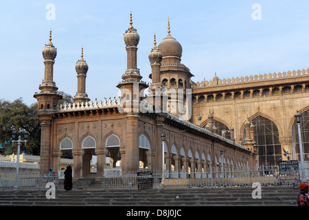 Mecca Masjid oder Makkah Masjid, Hyderabad, Andhra Pradesh, Indien Stockfoto