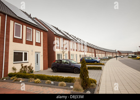 Sun City ein Suberb von Heerhugowaard in den Niederlanden, die Develped als solar Hot Spot hat. Stockfoto