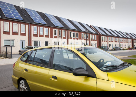 Sun City ein Suberb von Heerhugowaard in den Niederlanden, die Develped als solar Hot Spot hat. Stockfoto