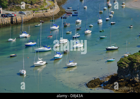 Solva St Brides Bay Pembrokeshire Wales Stockfoto