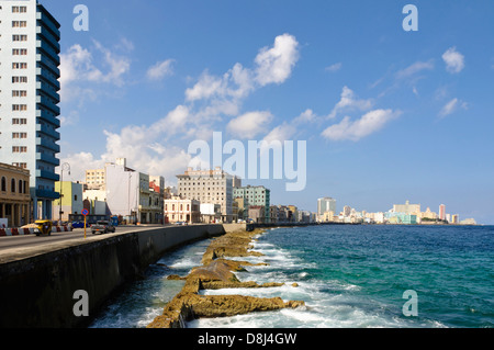 Malecon, Havanna, Kuba, Caribbean Stockfoto