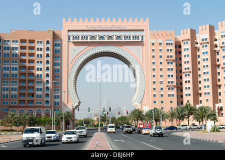 Torhaus am Ibn Battuta Shopping Mall in Dubai Vereinigte Arabische Emirate Stockfoto