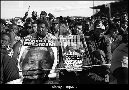 ANC Wahl Rallye, Athlone, Kapstadt, 1994 Stockfoto