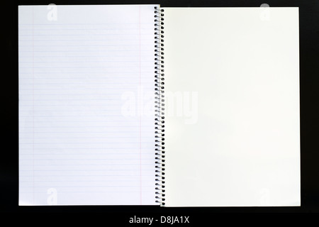 Blank Notepad Stockfoto