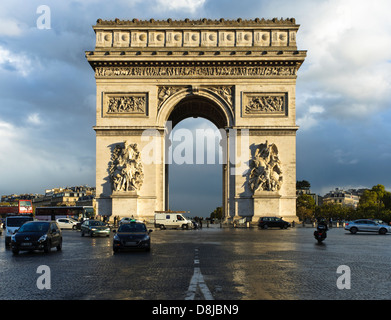 Arc de Triomphe, Paris, Frankreich Stockfoto
