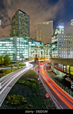 Finanzielle Geschäftsviertel La Défense, Puteaux, Paris, Frankreich Stockfoto