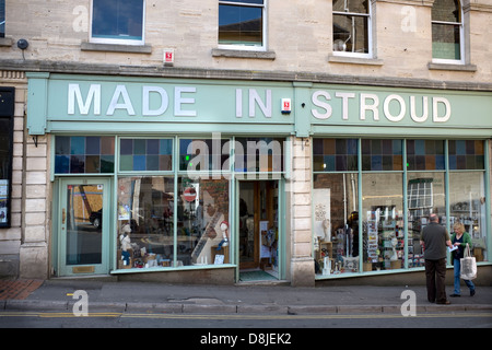 Made in Stroud Store Stockfoto