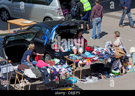 Flohmarkt, Halifax, West Yorkshire Stockfoto