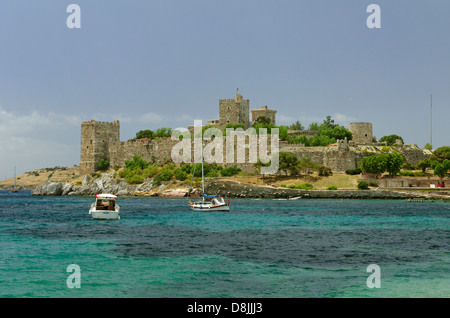 Kastell St. Peter in Bodrum Stadt, Provinz Muğla, Türkei Stockfoto