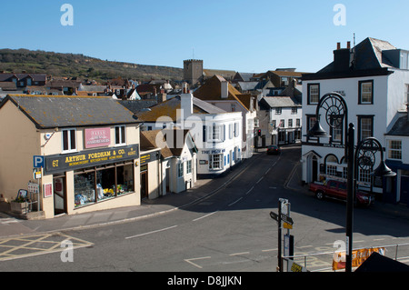 Lyme Regis Stadtzentrum, Dorset, England, UK Stockfoto