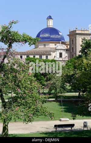 Museo de Bellas Artes, Museum of Fine Arts und Jardines del Turia, Valencia, Spanien Stockfoto