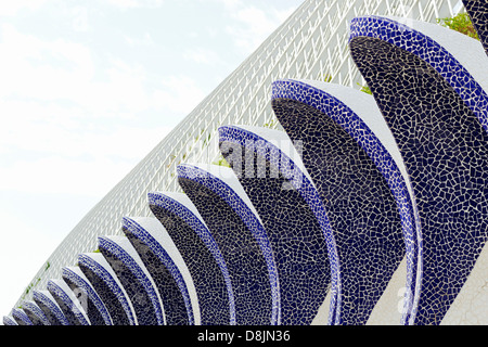 L'Umbracle, Stadt der Künste und Wissenschaften, Valencia, Spanien Stockfoto