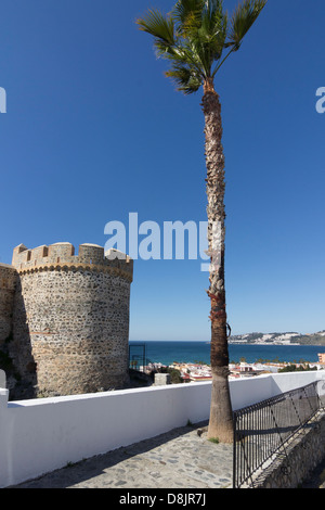 Die Burg von San Miguel, Almunecar, Andalusien, Spanien Stockfoto