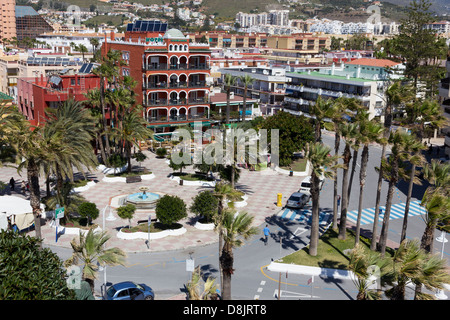 Schönen Platz am Strand von Almunecar Costa Tropical, Andalusien, Spanien Stockfoto