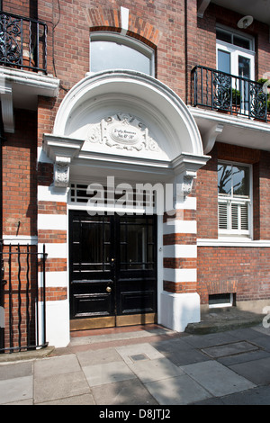 Wohnsiedlung Digby Villen Hammersmith Bridge Road London W6 Stockfoto