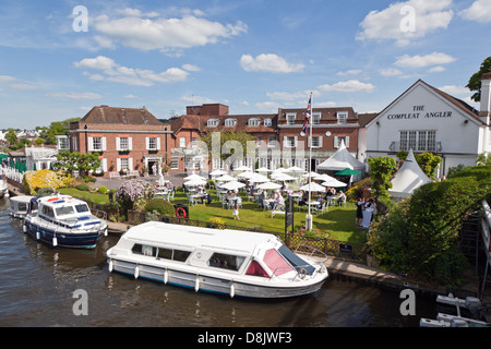 Die komplette Angler Marlow UK Stockfoto