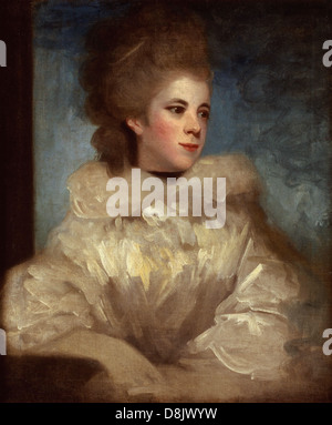 Sir Joshua Reynolds Portrait von Mrs. Abington Denver Art Museum Stockfoto