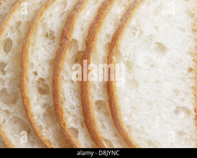 frisches italienisches Ciabatta Brot, Hintergrund Stockfoto