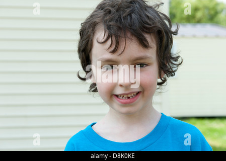 Junge, Lächeln, Porträt Stockfoto