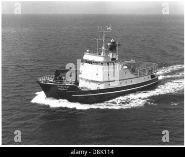 Forschung Schiff Boot Vintage Fotografie. Stockfoto