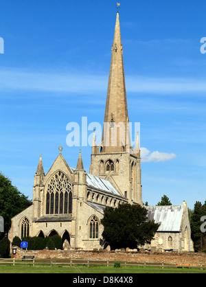 Snettisham, Norfolk, mittelalterliche Kirche mit Turm, England, UK, Englisch Kirchen Türme Stockfoto