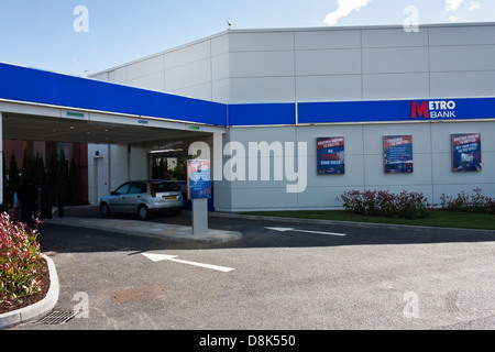 U-Bahn-Bank 18. Niederlassung in Slough, Berkshire, England wird Großbritanniens nur fahren-durch Bank. Stockfoto