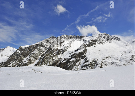 Stilfser Joch Stockfoto