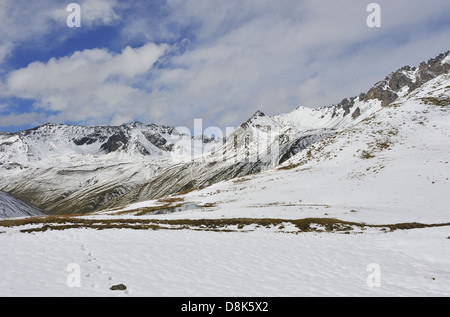 Stilfser Joch Stockfoto
