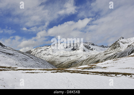 Stilfser Joch Stockfoto