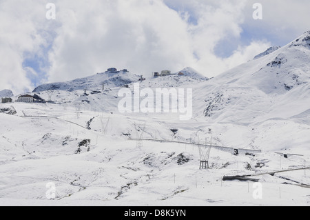 Stilfser Joch Stockfoto