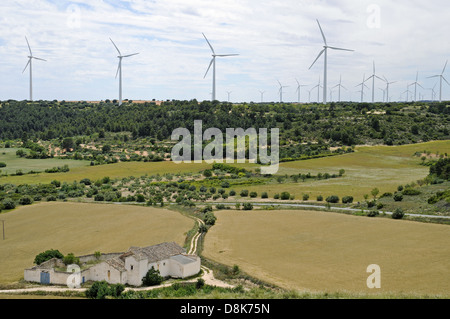 Windkraftanlagen Stockfoto