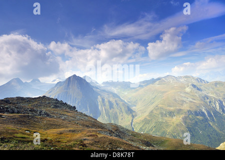 Nufenenpass Stockfoto