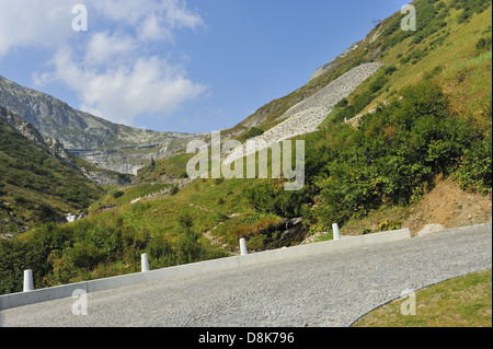 Alten Tremola-Strasse Stockfoto