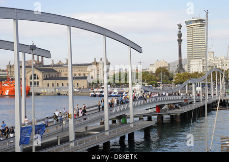 Rambla de Mar Stockfoto