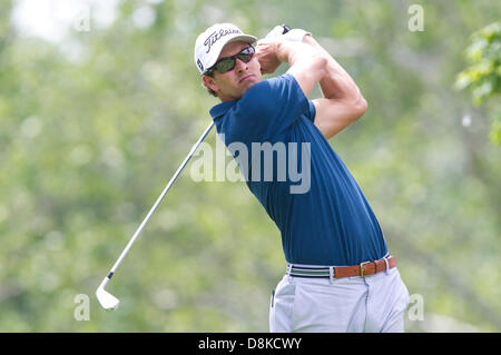 Dublin, Ohio, USA. 30. Mai 2013: Adam Scott in Aktion während der ersten Runde des The Memorial Tournament im Muirfield Village Golf Club in Dublin, Ohio Credit: Cal Sport Media/Alamy Live News Stockfoto