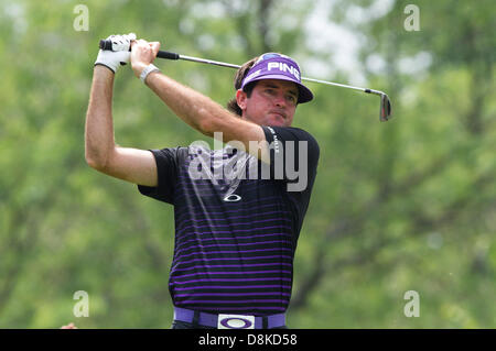 Dublin, Ohio, USA. 30. Mai 2013: Bubba Watson in Aktion während der ersten Runde des The Memorial Tournament im Muirfield Village Golf Club in Dublin, Ohio Credit: Cal Sport Media/Alamy Live News Stockfoto