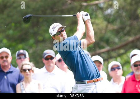 Dublin, Ohio, USA. 30. Mai 2013: Adam Scott in Aktion während der ersten Runde des The Memorial Tournament im Muirfield Village Golf Club in Dublin, Ohio Credit: Cal Sport Media/Alamy Live News Stockfoto