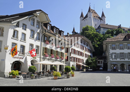 Schloss Thun Stockfoto
