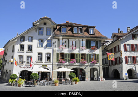 Schloss Thun Stockfoto