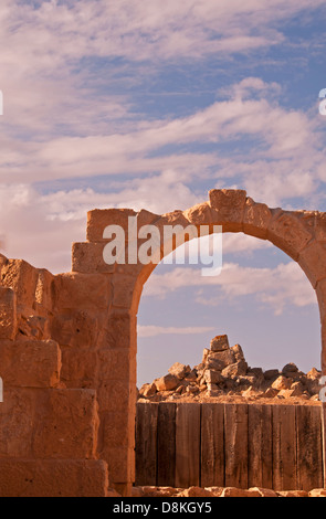 Die byzantinischen Quartal an Avdat Nationalpark, Israel Stockfoto