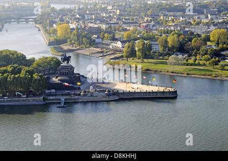 Deutsches Eck Stockfoto