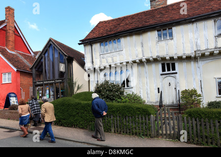 Tourist Information Centre, Lavenham Dorf, Suffolk County, England, Großbritannien. Stockfoto