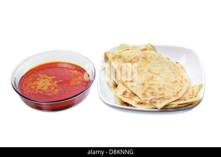 Roti Canai Stockfoto